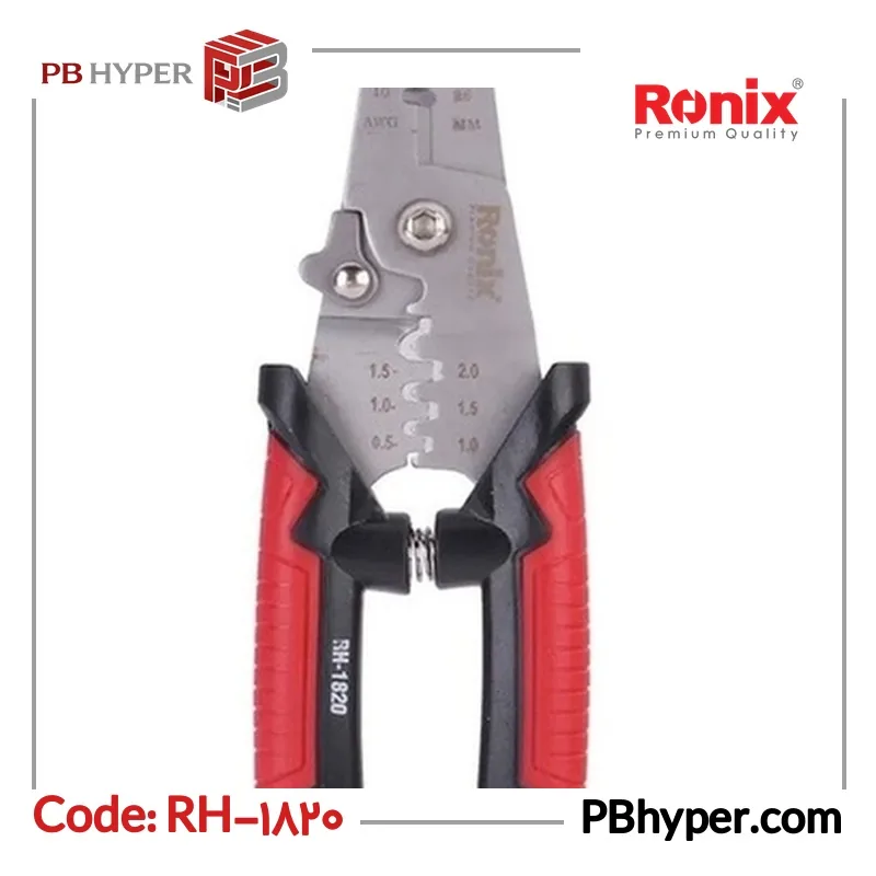 انبر سیم لخت کن رونیکس مدل RH-1820 سایز 7 اینچ