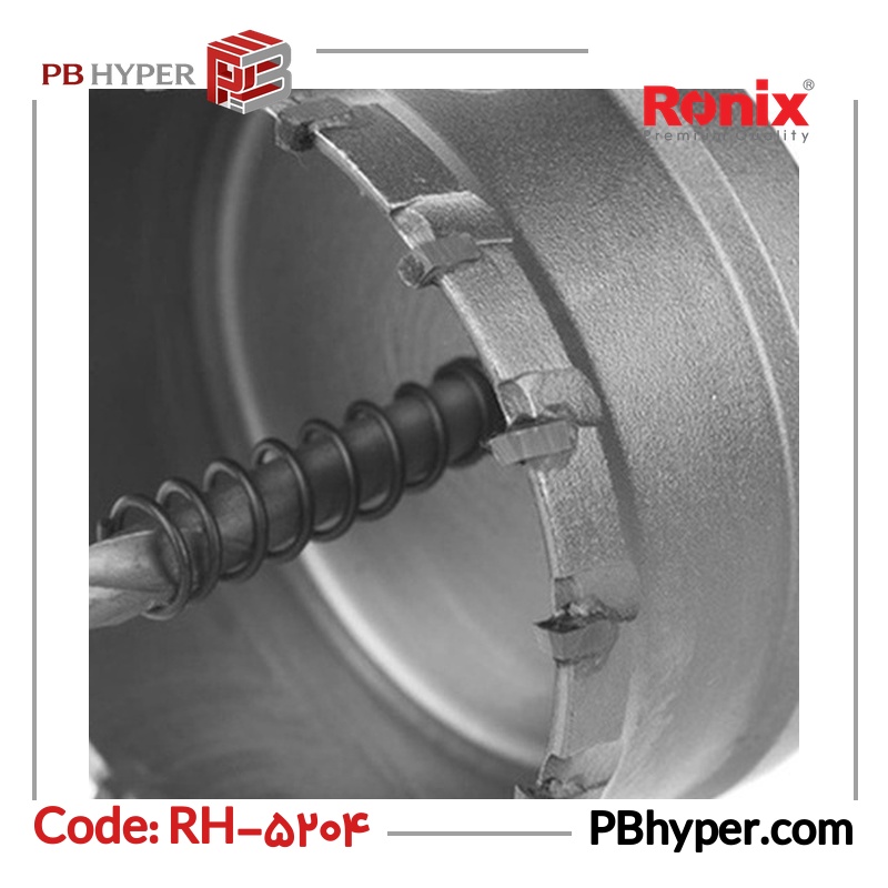 مته گردبر الماسه رونیکس مدل RH-5204 سایز 70 میلی متر
