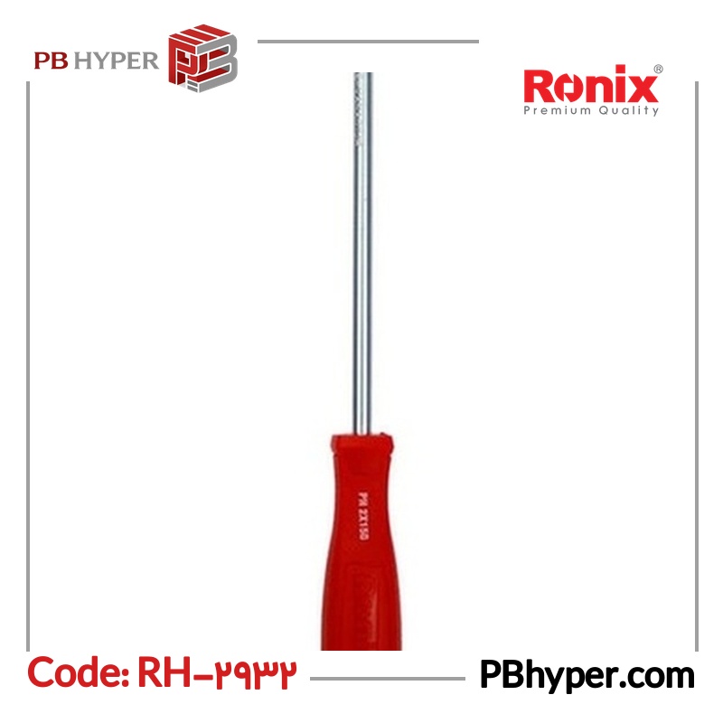 پیچ گوشتی چهارسو رونیکس مدل RH-2932
