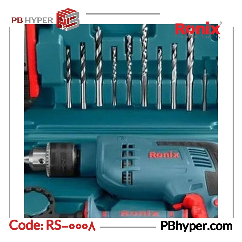 مجموعه 33 عددی دریل برقی رونیکس مدل RS-0008