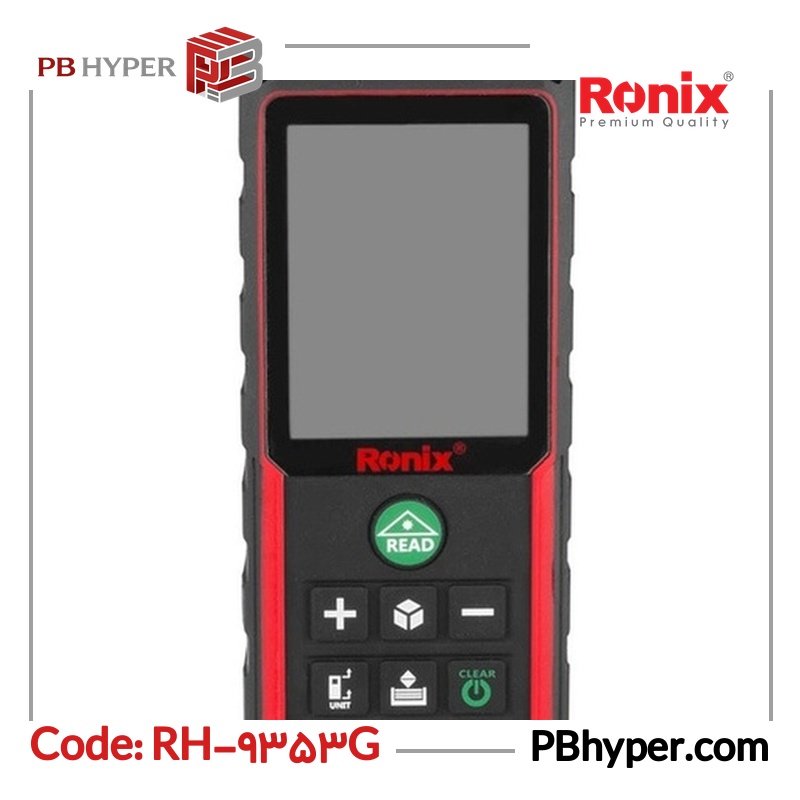 متر لیزری رونیکس مدل RH-9353G برد 100 متر