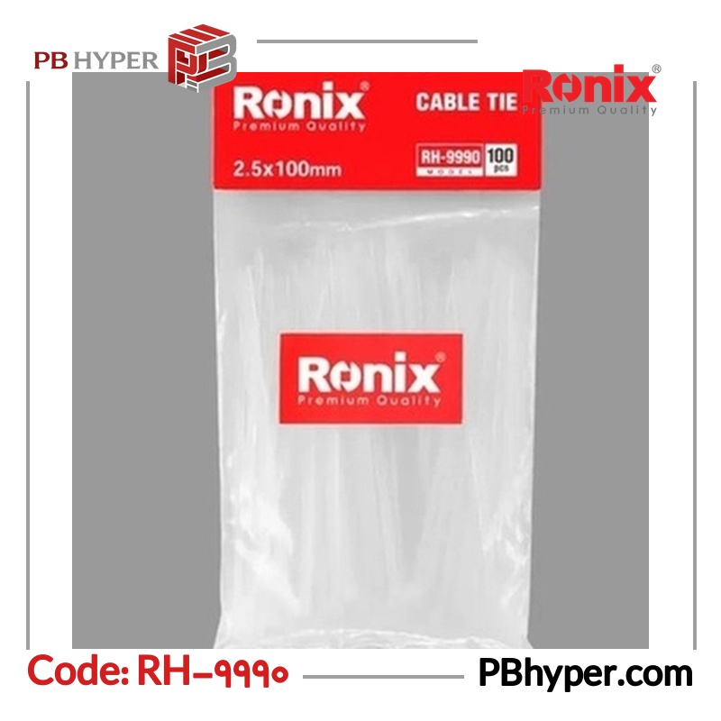 بست کمربندی رونیکس مدل RH-9990 بسته 100 عددی