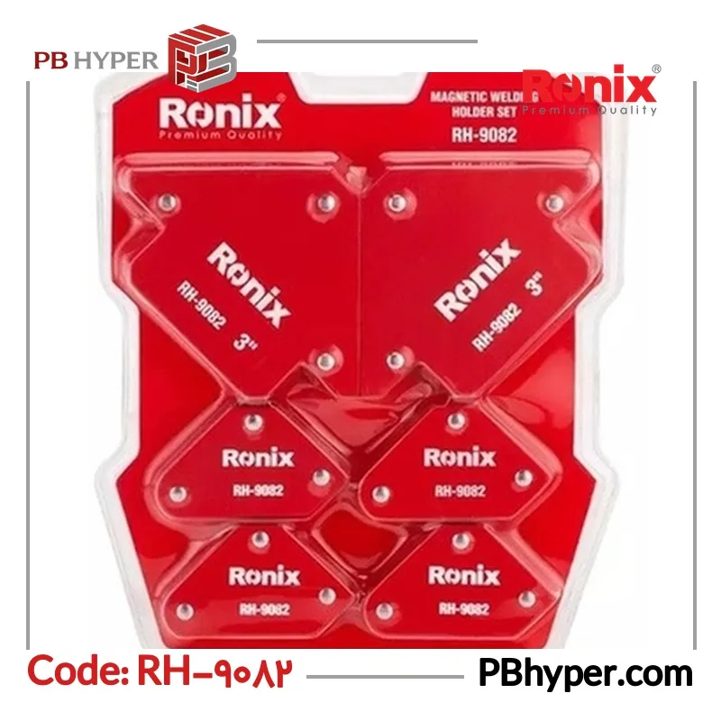 گونیا جوشکاری رونیکس مدل RH-9082 مجموعه 6 عددی
