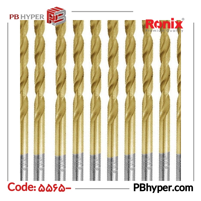 مته آهن رونیکس کد 5565- RH سایز 7.5 میلیمتر بسته 10 عددی