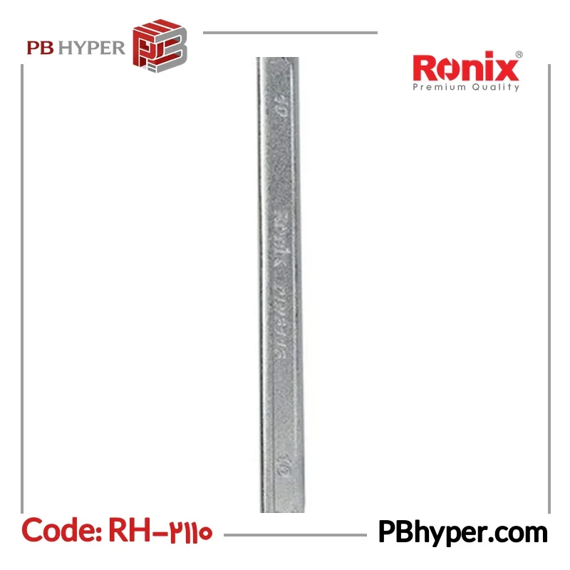 آچار یک سر تخت یک سر رینگی رونیکس مدل RH-2110 سایز 10 میلی متر