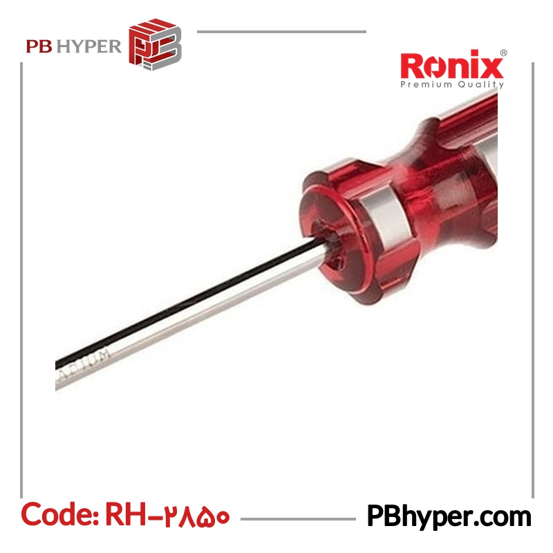 پیچ گوشتی چهارسو رونیکس کد RH-2850 سایز PH1x100