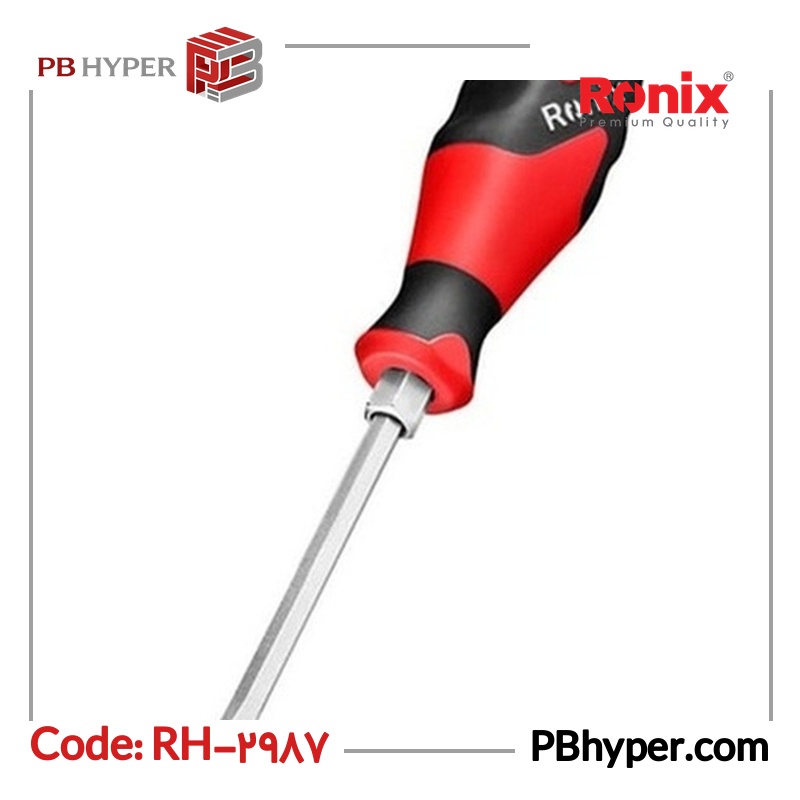 پیچ گوشتی دوسو ضربه خور رونیکس مدل RH-2987