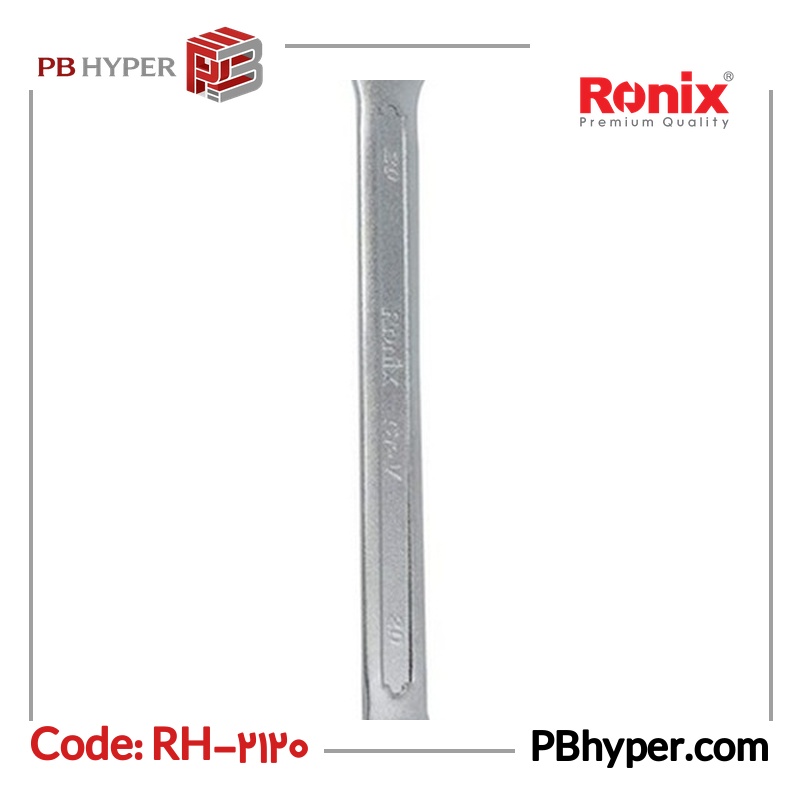 آچار یک سر تخت یک سر رینگی رونیکس مدل RH-2120 سایز 20 میلی متر