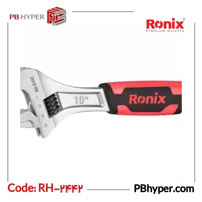 آچار فرانسه رونیکس مدل RH-2442 سایز 10 اینچ