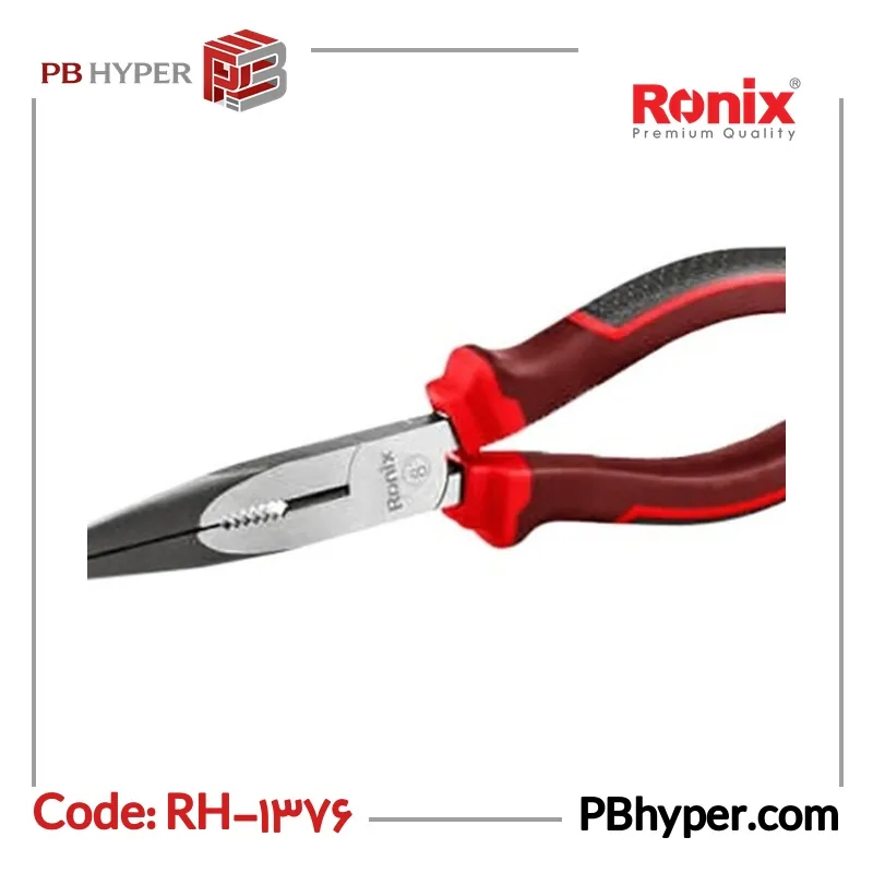 انبر دم باریک رونیکس مدل RH-1376 سایز 6 اینچ